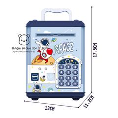 Két Sắt Mini Thông Minh Kuromi, Melody, Labubu - Ống Heo Có Khóa Vân Tay, Quẹt Thẻ, Âm Nhạc Vui Nhộn, Đèn LED Màu Sắc