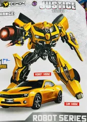 Đồ Chơi Lắp Ghép Robot Biến Hình Xe Ô Tô 666-25 - Phiên Bản Super Robot Justice Bảo Đảm An Toàn Cho Trẻ Em Từ 3 Tuổi