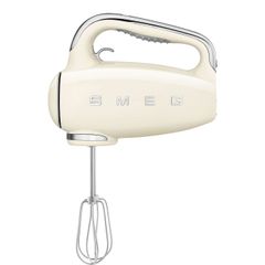 Máy Đánh Trứng SMEG HMF01CREU 250W - Cầm Tay, 9 Cấp Tốc Độ, Phụ Kiện Thép Không Gỉ - Made in Italy, Cho Bánh Ngọt Và Mặn