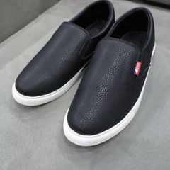 Giày Sneaker Lười Nam Đen/Trắng Da PU Thời Trang Mới - Dễ Phối Đồ, Kiểu Dáng Lịch Lãm, Thoải Mái Cho Mùa Hè