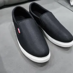 Giày Sneaker Lười Nam Đen/Trắng Da PU Thời Trang Mẫu Mới - Phong Cách Hiện Đại Dễ Phối Đồ, Giày Sục Thoải Mái Chất Lượng Cao