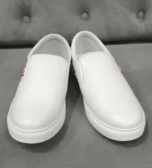 Giày Sneaker Lười Nam Đen/Trắng Da PU Thời Trang Mẫu Mới - Phong Cách Hiện Đại Dễ Phối Đồ, Giày Sục Thoải Mái Chất Lượng Cao