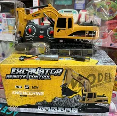 Đồ Chơi Xe Ô Tô Cần Cẩu Điều Khiển Từ Xa Excavator - Xe Máy Xúc Pin Sạc, Có Đèn Sáng - Quà Tặng Vui Nhộn Cho Trẻ Em