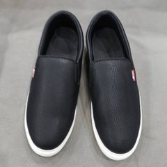 Giày Sneaker Lười Nam Đen Da PU Thời Trang - Mẫu Mới Đơn Giản, Lịch Sự, Dễ Phối Đồ, Giày Sục Cao Cấp cho Mọi Dòng Thời Trang