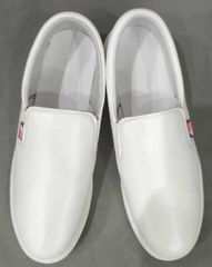 Giày Sneaker Lười Nam Trắng Da PU Thời Trang - Mẫu Mới Đơn Giản Lịch Sự Dễ Phối Đồ, Giày Sục Cao Cấp Cho Phái Đẹp