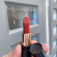 Son Lancôme 196 Đỏ Cam Cháy Mini Nobox - Son Môi Sang Trọng Dưỡng Ẩm, Độ Bám Màu Cao, Phù Hợp Mọi Tình Huống