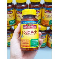 Viên Uống Bổ Sung Folic Acid 400Mcg Chai 250 Viên