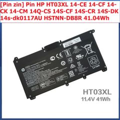 Pin Laptop HP HT03XL 41.04Wh - Thay thế cho 14-CE 14-CF 14-CK 14-CM 14Q-CS 14S-CF HSTNN-DB8R - Bảo hành 100% mới chính hãng