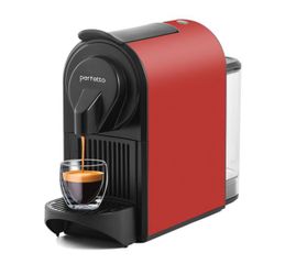 Máy Pha Cà Phê Viên Nén Perfetto P9.BK - 1400W, 20 Bar, Tự Động Tắt, Khay Thải Lớn, Màu Đỏ, Espresso và Lungo