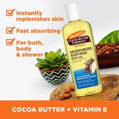 Dầu Dưỡng Thể Palmer's Cocoa Butter 250ml - Dưỡng Ẩm & Làm Mềm Da Tự Nhiên, Bơ Ca Cao & Vitamin E