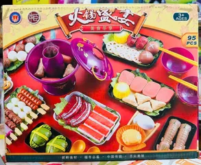Bộ Đồ Chơi Nấu Ăn Hot Pot Nhập Vai - Mô Hình Lẩu Hấp 95 Chi Tiết Giúp Trẻ Học Nấu Ăn và Kỹ Năng Giao Tiếp