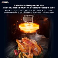 Nồi Chiên Không Dầu Bear 6L AF-5H19I45 - Công Nghệ Nướng Nhanh 230°C, Bảo Quản Độ Ẩm Tuyệt Đối, Dùng Cho Gia Đình 4-6 Người
