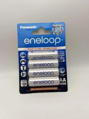 Pin Sạc Panasonic Eneloop AA/AAA 1.2V NiMH 1900mAh/800mAh - Bộ 4 Viên, Sạc Lại 2100 Lần, Bảo Vệ Môi Trường, Tiện Lợi Cho Thiết Bị Điện Tử