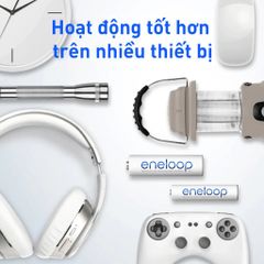 Pin Sạc Panasonic Eneloop AA/AAA 1.2V NiMH 1900mAh/800mAh - Bộ 4 Viên, Sạc Lại 2100 Lần, Bảo Vệ Môi Trường, Tiện Lợi Cho Thiết Bị Điện Tử