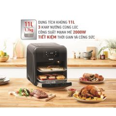 Nồi Chiên Không Dầu Tefal FW5018, Đa Năng 9 Trong 1, Dung Tích XL 11L - Thực Phẩm Ít Dầu, Hỗ Trợ Chiên, Nướng, Quay, Làm Bánh, Tiện Ích Cho Gia Đình