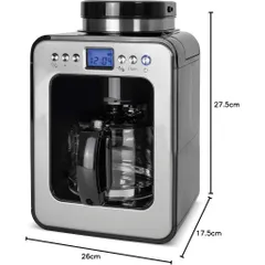 Máy Pha Cà Phê Mini Kèm Xay Caso Coffee Compact 600W - Chất lượng Đức, Thiết Kế Hiện Đại, Thích Hợp Gia Đình và Văn Phòng