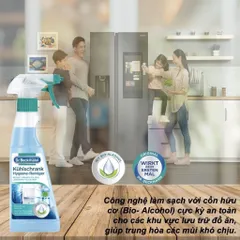 Chai Xịt Vệ Sinh Tủ Lạnh Dr Beckmann 250ml - Dung Dịch Làm Sạch Đa Năng An Toàn và Hiệu Quả cho Tủ Lạnh, Lò Vi Sóng, Bề Mặt Chế Biến Thực Phẩm