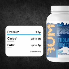 Bột Sữa Đạm RAW BUM Itholate Protein Hỗ Trợ Tăng Cơ Xây Dựng Cơ Bắp (Hộp 890 gram) - YoungFit