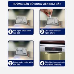 Viên Rửa Chén Bát Finish Powerball All in 1 Quantum - Tẩy Sạch Đầu Bếp, Bảo Vệ Thủy Tinh, Hàng Nhập Chính Hãng