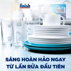 Viên Rửa Chén Bát Finish Powerball All in 1 Quantum - Tẩy Sạch Đầu Bếp, Bảo Vệ Thủy Tinh, Hàng Nhập Chính Hãng