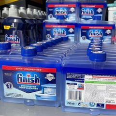 Dung Dịch Vệ Sinh Máy Rửa Chén Bát Finish 250ml - Làm Sạch Sâu, Bảo Vệ Hiệu Quả, Nhập Khẩu Châu Âu