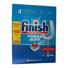 Viên Rửa Bát Finish Essential 100 Viên Hương Chanh Nhập Khẩu Ba Lan - Làm Sạch Sâu, Khử Mùi Hiệu Quả, An Toàn Chuẩn EU