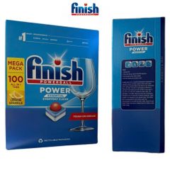 Viên Rửa Bát Finish Essential 100 Viên Hương Chanh Nhập Khẩu Ba Lan - Làm Sạch Sâu, Khử Mùi Hiệu Quả, An Toàn Chuẩn EU