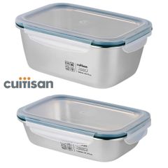 Hộp Đựng Thực Phẩm Inox Cuitisan Simple - An Toàn, Đa Năng, Không Nhựa, Nhiều Kích Thước, Chịu Nhiệt, Chống Tràn, Made in Korea