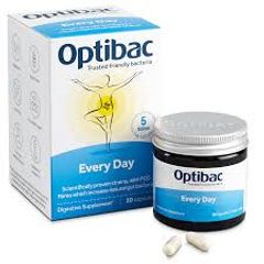 Men Vi Sinh Optibac Every Day - Hỗ Trợ Tăng Đề Kháng Đường Ruột - Hộp 30 Viên Probiotics Tự Nhiên
