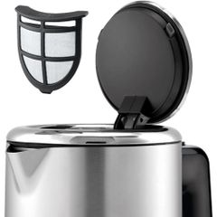 Ấm Siêu Tốc WMF Cromargan Lono 1.6L - Đun Nước Nhanh 2400W, Thiết Kế Inox Sang Trọng, Hàng Nhập Chính Hãng Đức