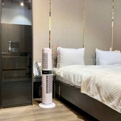 Quạt tháp Unold Super Air Smart 360 - Quạt đứng xoay 360 độ, tiết kiệm điện, điều khiển từ xa, thiết kế hiện đại từ Đức