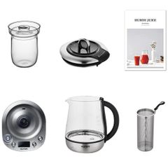 Ấm Pha Trà Đa Năng Hurom Tea Master TM-P02FSS - Chính Hãng Hàn Quốc, Chưng Yến, Thiết Kế Hiện Đại, Dễ Sử Dụng