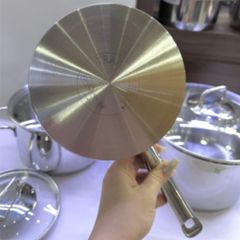 Bộ Nồi WMF Astoria 3 Món Inox Cao Cấp - Chất Liệu Cromargan, Đáy 3 Lớp, Dùng Cho Bếp Từ, Nội Địa Đức Chính Hãng