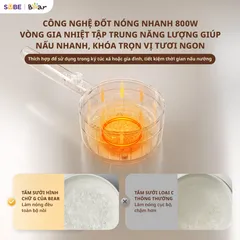 Nồi Nấu Điện Đa Năng Bear MC-4H16F 1.6L, Tiện Ích Nấu Lẩu, Hấp, Chiên, Xào – Phụ Kiện Bếp Hoàn Hảo Cho Gia Đình Nhỏ