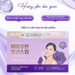 Viên Uống Cân Bằng Nội Tiết Tố Nữ Viva Woman Balance Up Hanmi - Hỗ Trợ Đẹp Da, Điều Hòa Kinh Nguyệt, 120 Viên Hàn Quốc