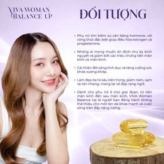 Viên Uống Cân Bằng Nội Tiết Tố Nữ Viva Woman Balance Up Hanmi - Hỗ Trợ Đẹp Da, Điều Hòa Kinh Nguyệt, 120 Viên Hàn Quốc