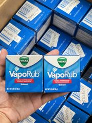 (có bill nhập) Dầu bôi ấm ngực Vicks VapoRub.