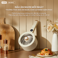 Nồi điện đa năng OIDIRE 1.8L ODI06A - Nấu lẩu, hấp, hầm mềm và chiên rán tiện lợi cho gia đình 1-3 người, tiết kiệm thời gian nấu nướng.
