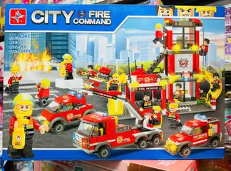 Đồ Chơi Lắp Ráp Đội Lính Cứu Hỏa City Fire Command LX.A341 - Đồ Chơi Lego Sáng Tạo dành cho Trẻ Em từ 6 Tuổi trở Lên