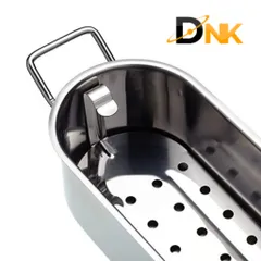 Nồi Hấp Cá KitchenCraft Inox Cao Cấp 45cm - Hấp Nguyên Con Cá, Dùng Với Bếp Từ - Sản Phẩm Nhập Khẩu Đức Chính Hãng