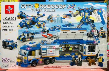 Đồ Chơi Lắp Ráp Người Bảo Vệ Thành Phố LX.A401 - CITY ROBOCOP SUPER POLICE - Phát Triển Tư Duy Sáng Tạo Cho Trẻ Em