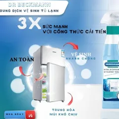 Chai Xịt Vệ Sinh Tủ Lạnh Và Tủ Đông Dr.Bechmann 250ml - Dung Dịch Khử Khuẩn, Trung Hòa Mùi Hôi An Toàn cho Thực Phẩm