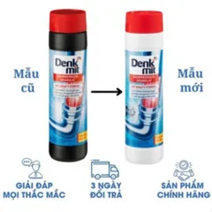 Bột Thông Cống Denkmit 600gr - Giải Pháp Thông Tắc Ống Hiệu Quả Từ Đức, Loại Bỏ Mùi Hôi và Tắc Nghẽn Tại Nhà