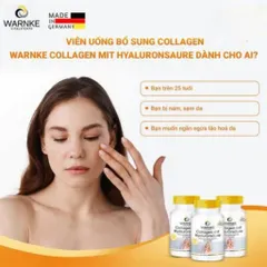 Viên Uống Warnke Collagen Mit Hyaluron - Bí Quyết Làn Da Trẻ Đẹp, Căng Mướt