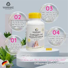 Viên Uống Warnke Collagen Mit Hyaluron - Bí Quyết Làn Da Trẻ Đẹp, Căng Mướt