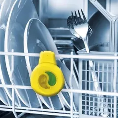 Tinh dầu treo khử mùi máy rửa chén bát Finish hương chanh