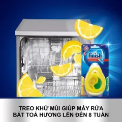 Tinh dầu treo khử mùi máy rửa chén bát Finish hương chanh