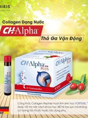 Collagen Dạng Nước Quiris CH-Alpha PLUS - Hỗ Trợ Khớp , Tái Tạo Sụn, Giảm Đau, Tăng Độ Dẻo Dai, Sức Khỏe Khớp Tối Ưu