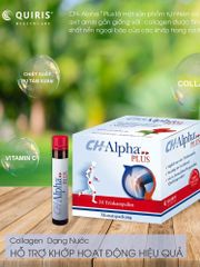 Collagen Dạng Nước Quiris CH-Alpha PLUS - Hỗ Trợ Khớp , Tái Tạo Sụn, Giảm Đau, Tăng Độ Dẻo Dai, Sức Khỏe Khớp Tối Ưu