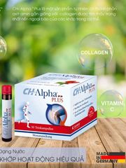 Collagen Dạng Nước Quiris CH-Alpha PLUS - Hỗ Trợ Khớp , Tái Tạo Sụn, Giảm Đau, Tăng Độ Dẻo Dai, Sức Khỏe Khớp Tối Ưu